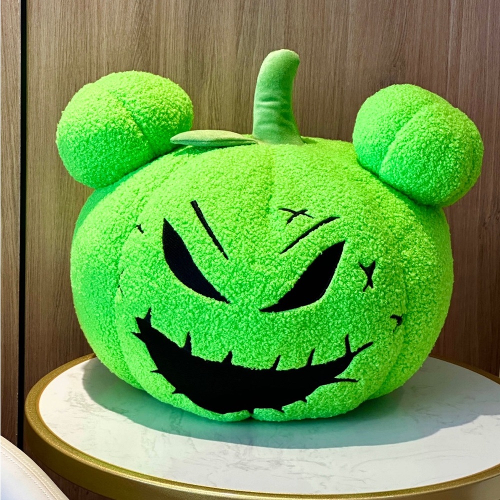 Green Pumpkin Boogie Pillow Plush